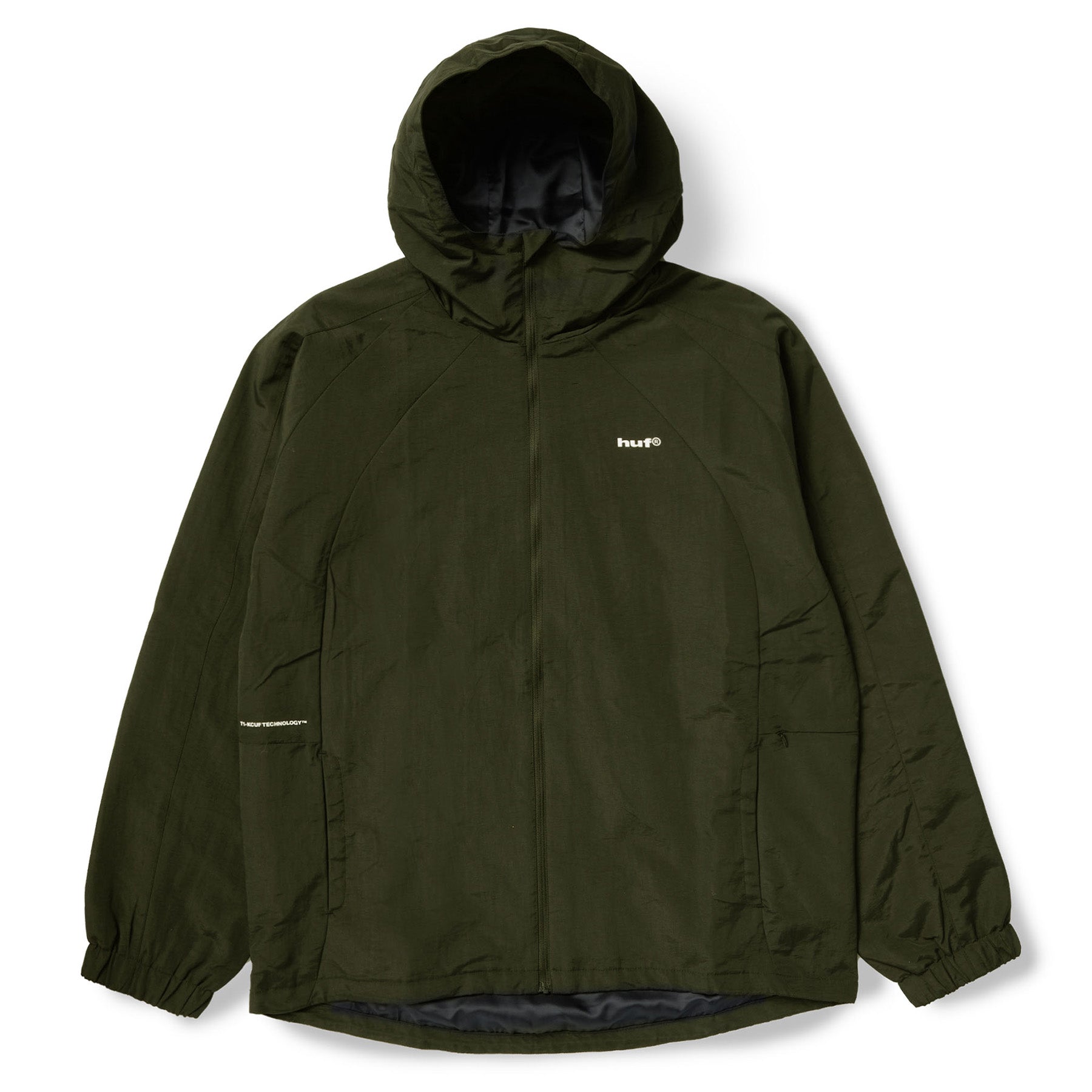 Huf Set Shell Jacket Hunter Green - Orchard Skateshop