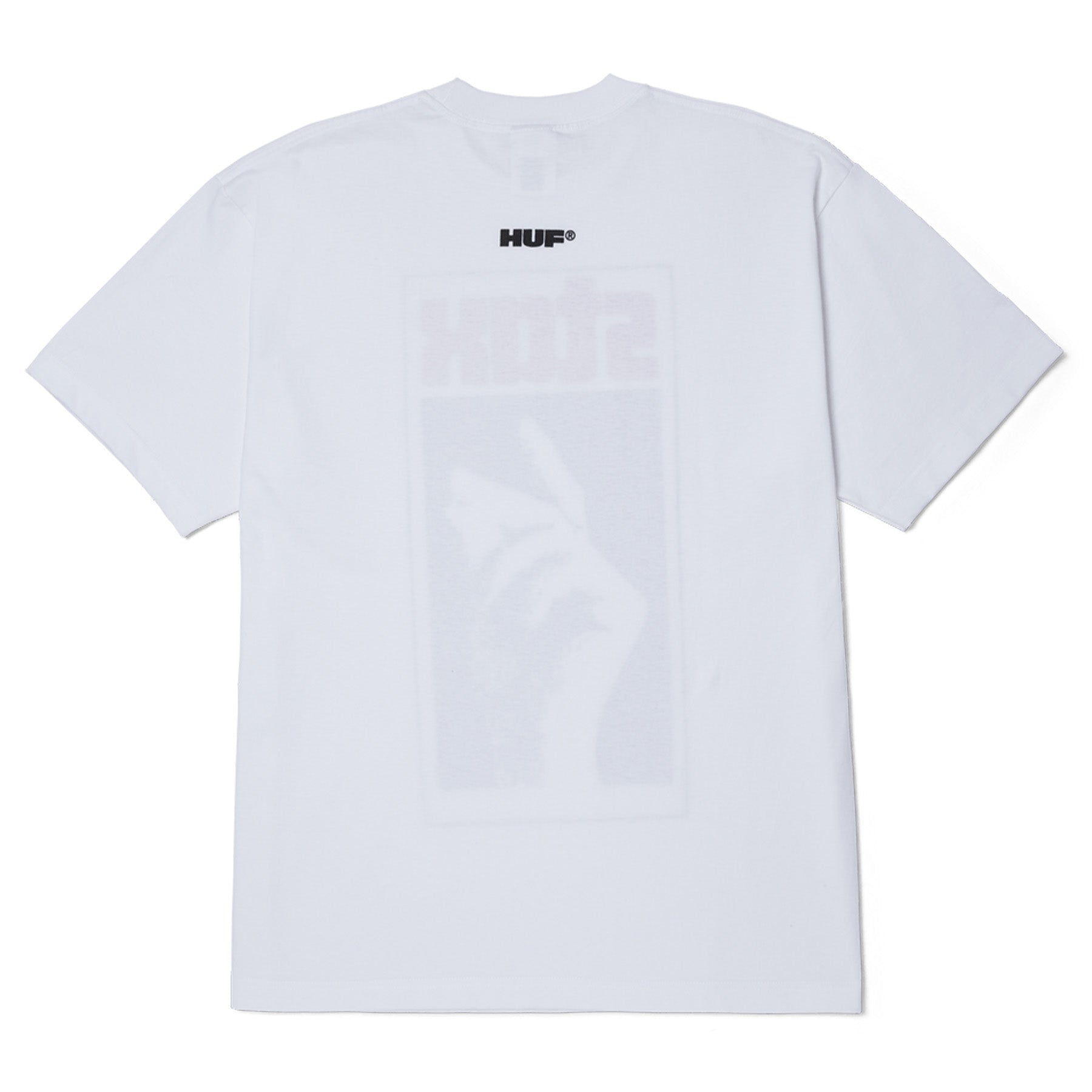 Huf Stax Snap Tee White