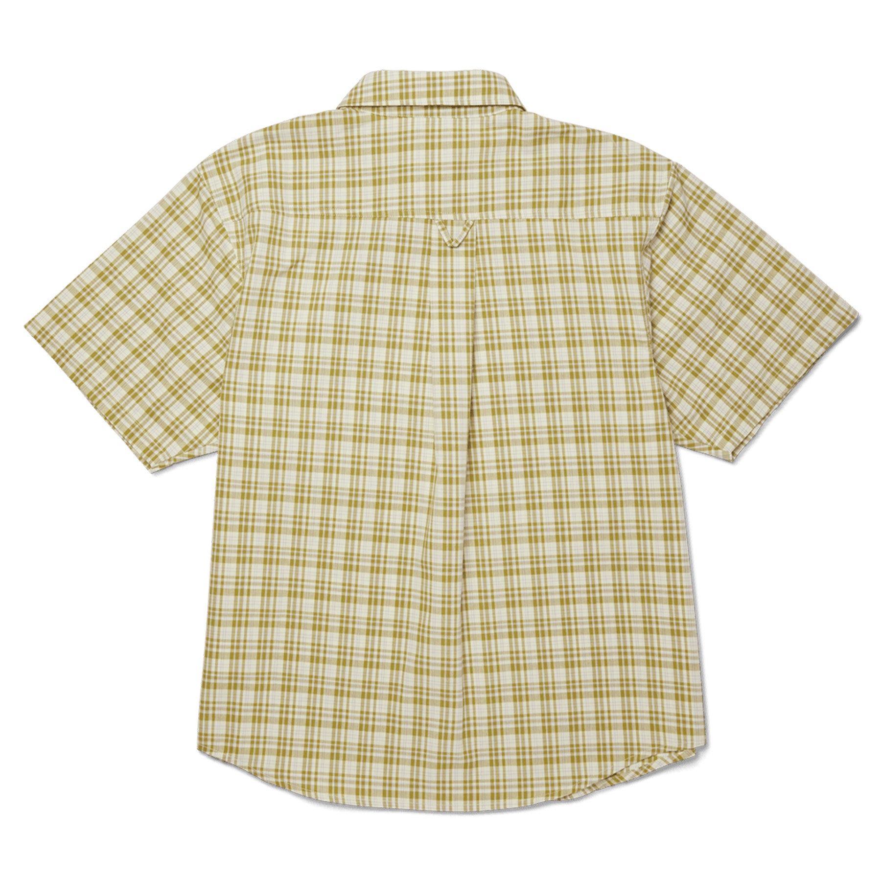 Huf Total Eclipse SS Plaid Shirt Mustard