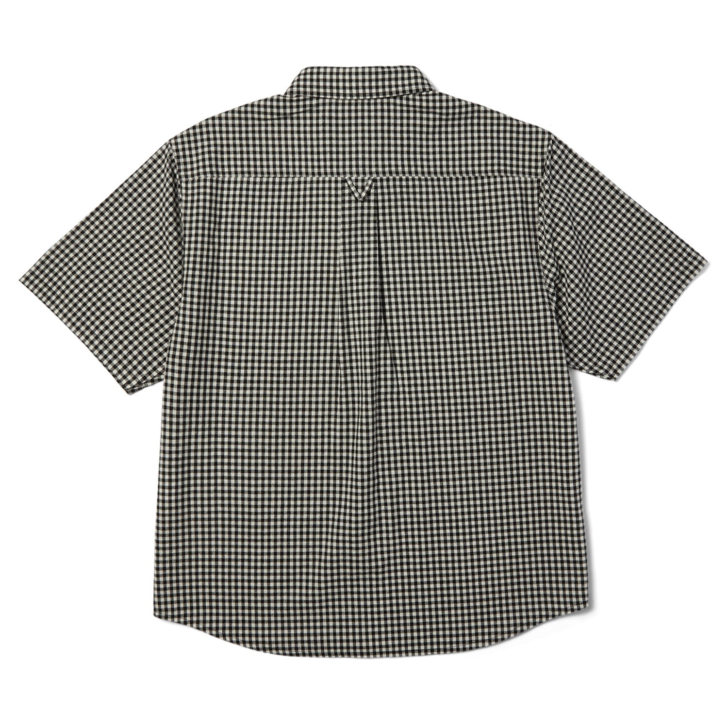 Huf 89 Micro Gingham S/S Oxford Shirt Black/White
