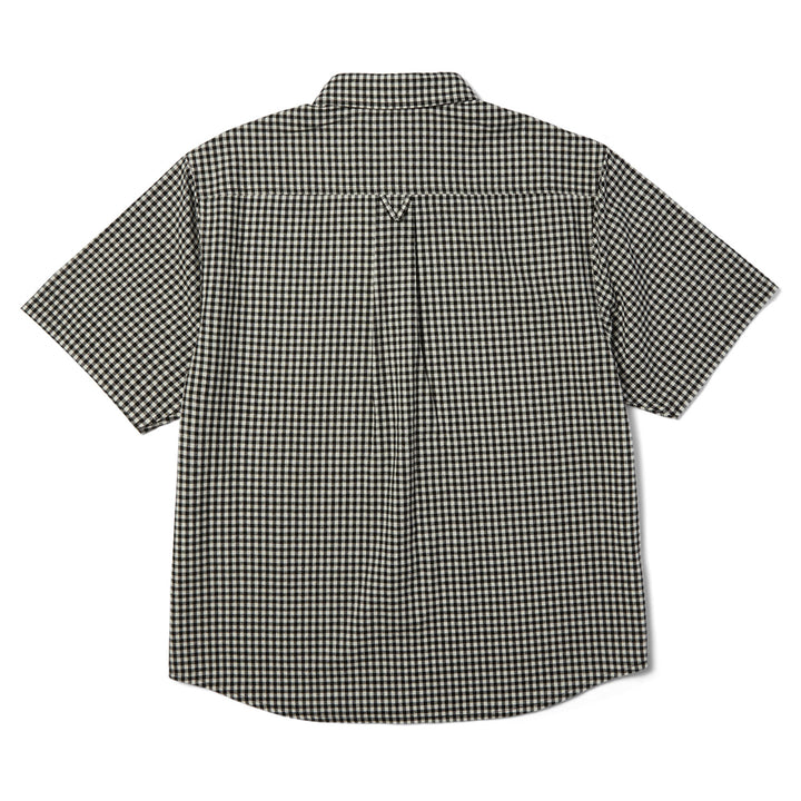 Huf 89 Micro Gingham S/S Oxford Shirt Black/White