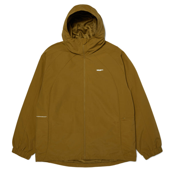 Huf All Caps Shell Jacket Rich Brown - Orchard Skateshop