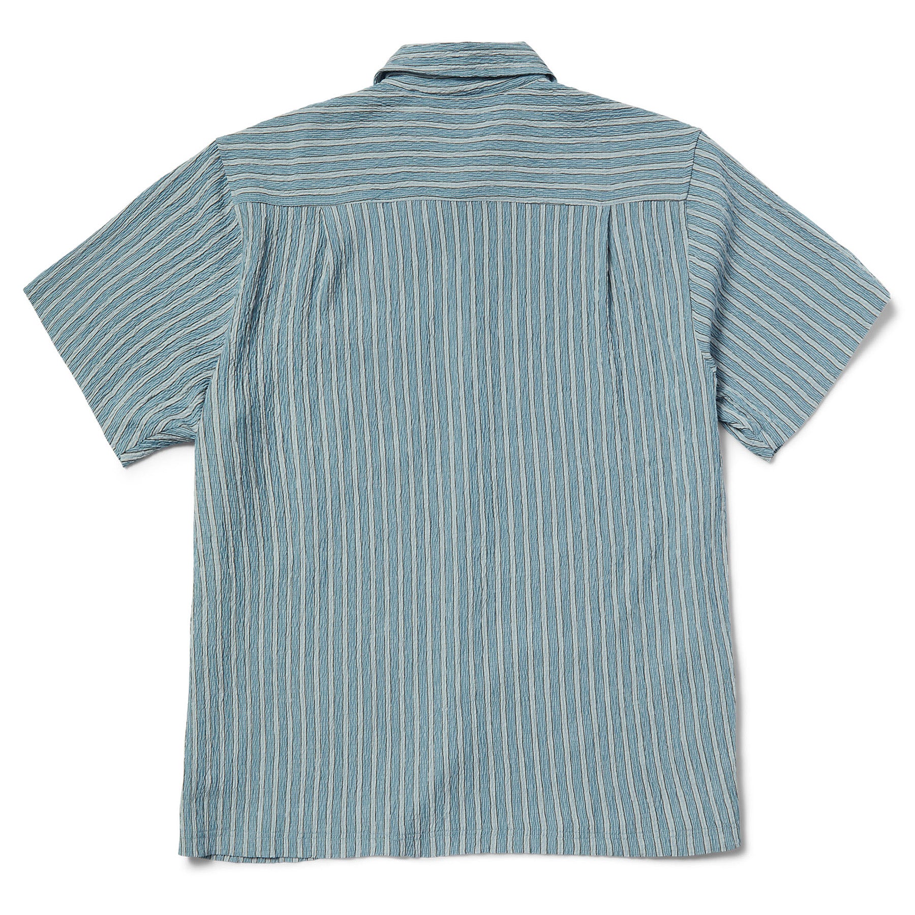 Huf Apollo Striped Shirt Pool Blue