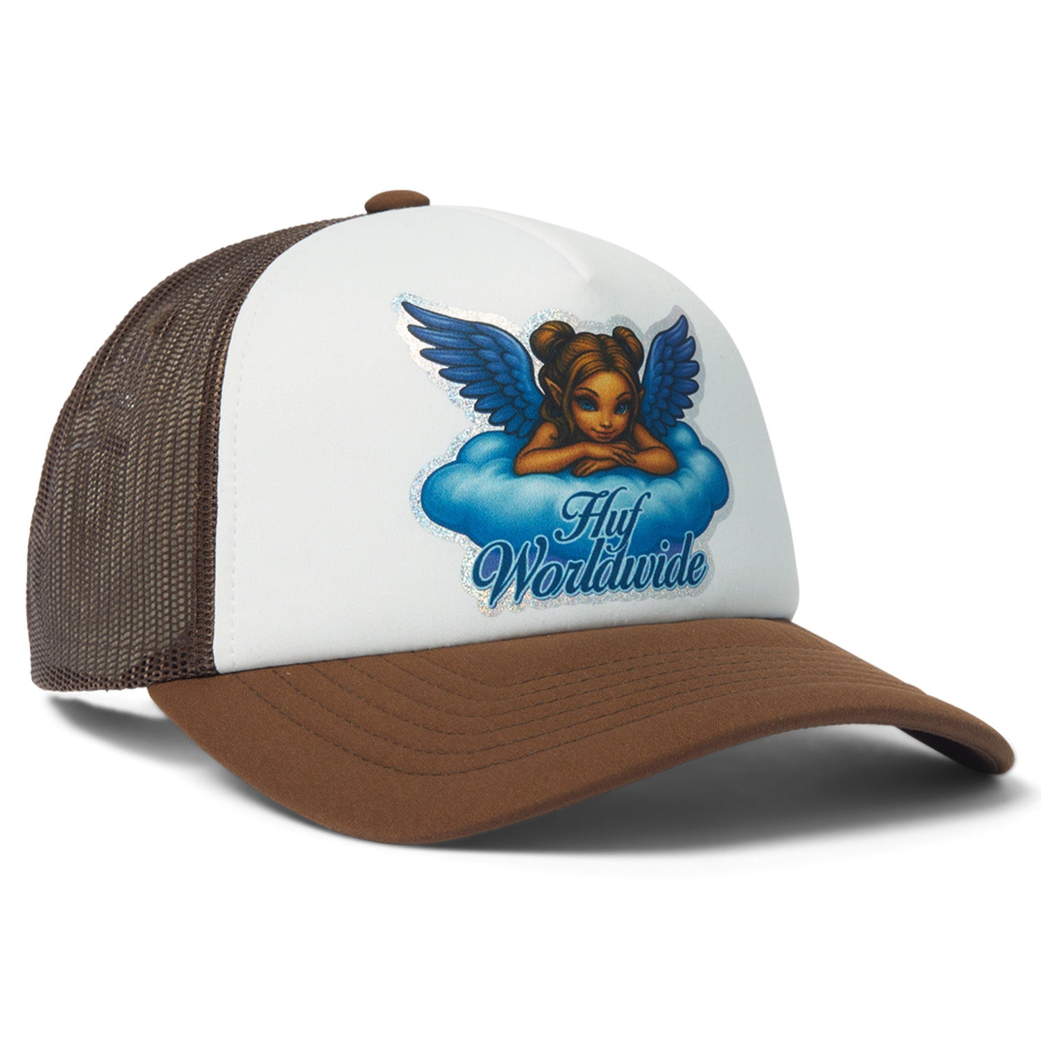 Huf Bliss Trucker Hat Brown