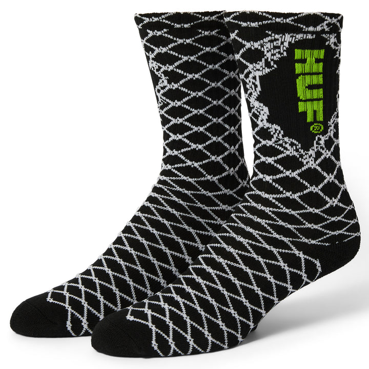 Huf Broken Fence Sock Black