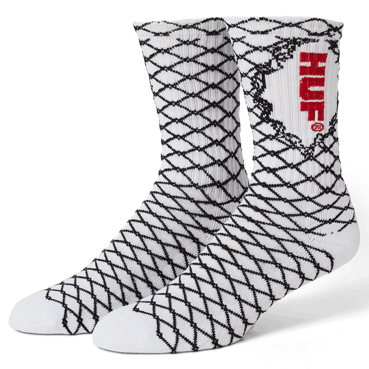 Huf Broken Fence Sock White