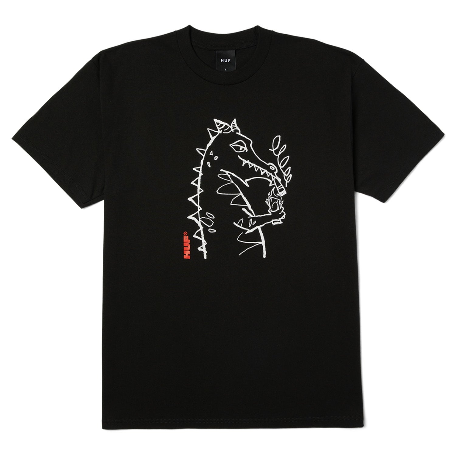 Huf Cash Dragon Tee Black
