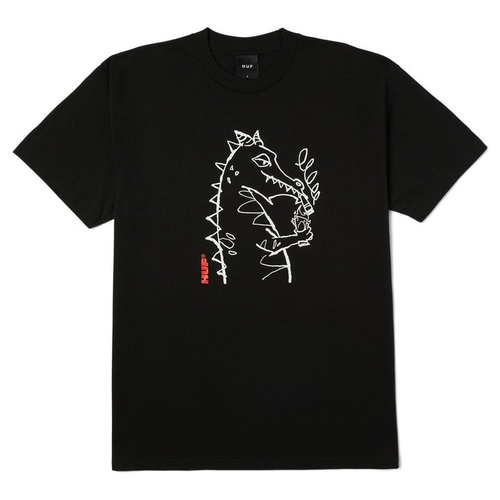 Huf Cash Dragon Tee Black