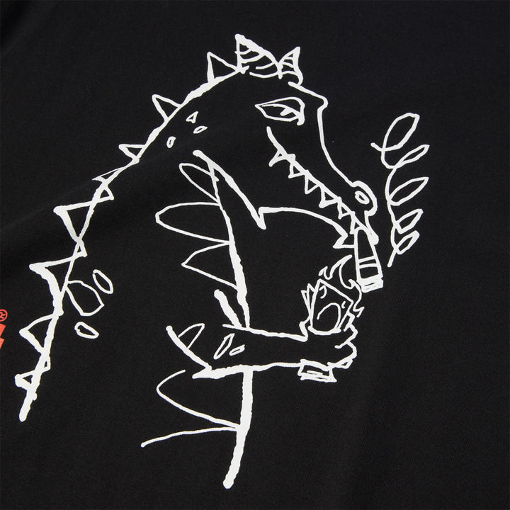 Huf Cash Dragon Tee Black