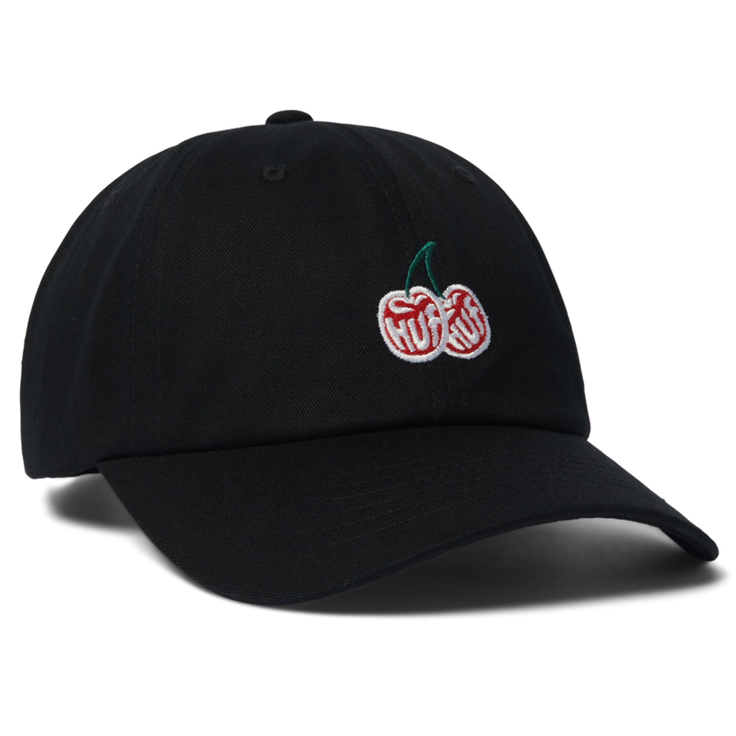 Huf Cherries 6 Panel CV Hat Black