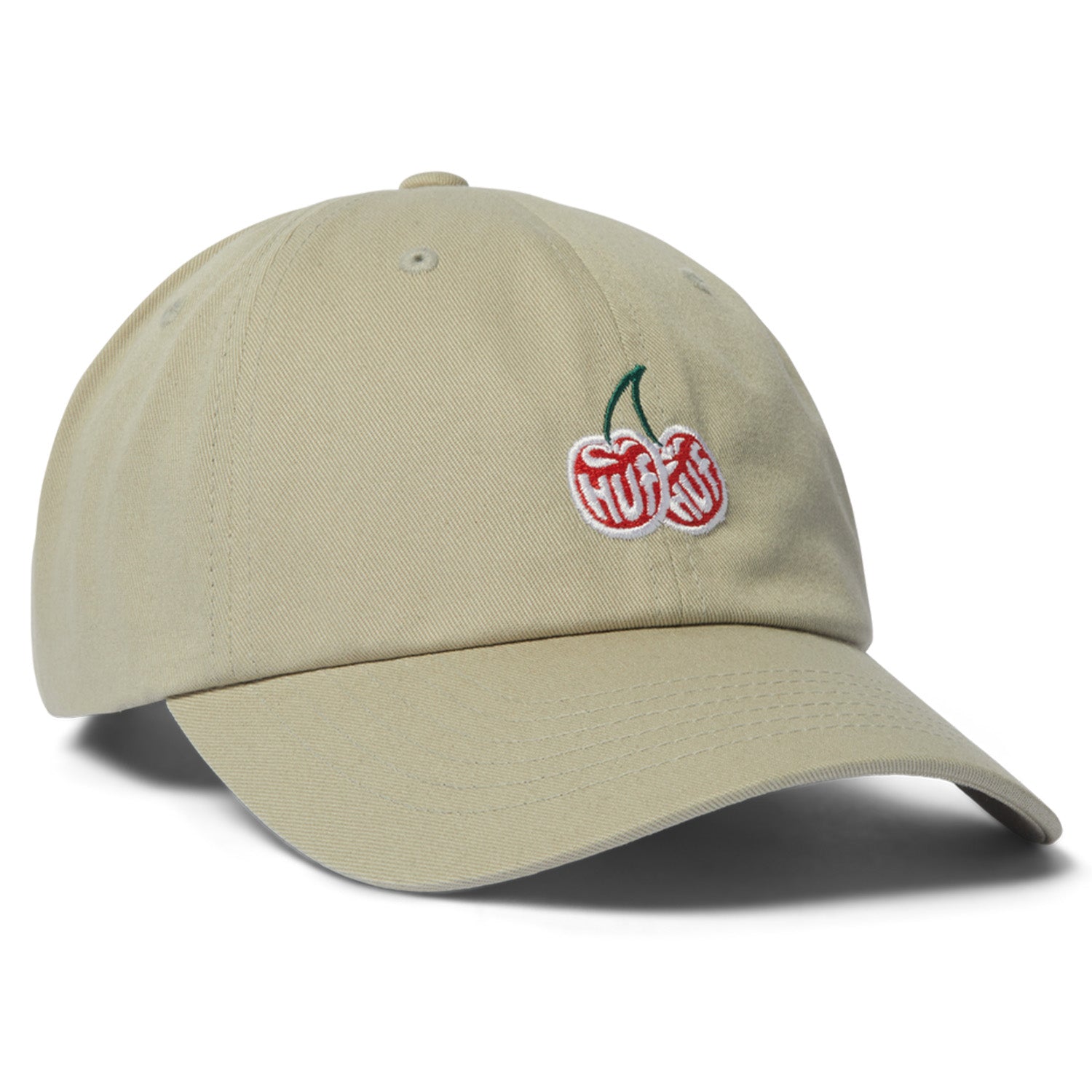 Huf Cherries 6 Panel CV Hat Khaki