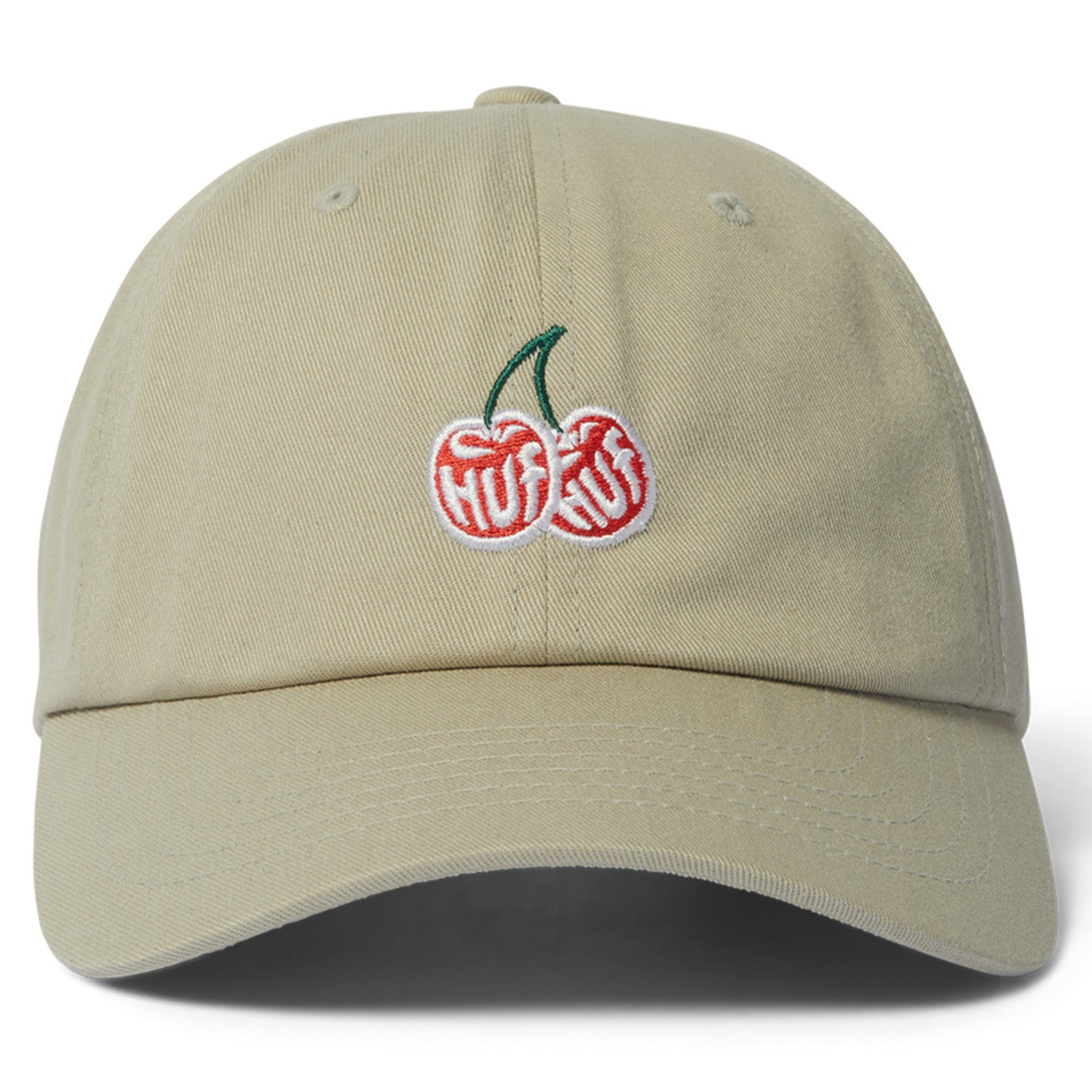 Huf Cherries 6 Panel CV Hat Khaki