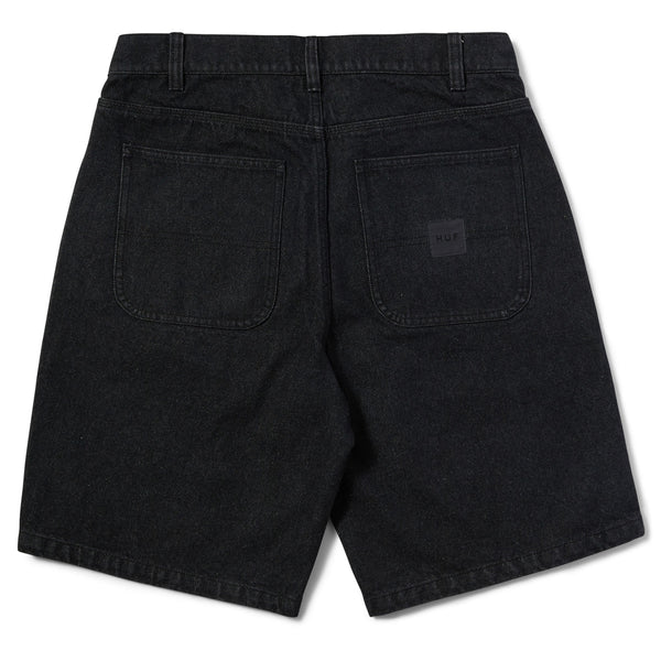 Huf Classic H Double Knee Denim Short Black - Orchard Skateshop