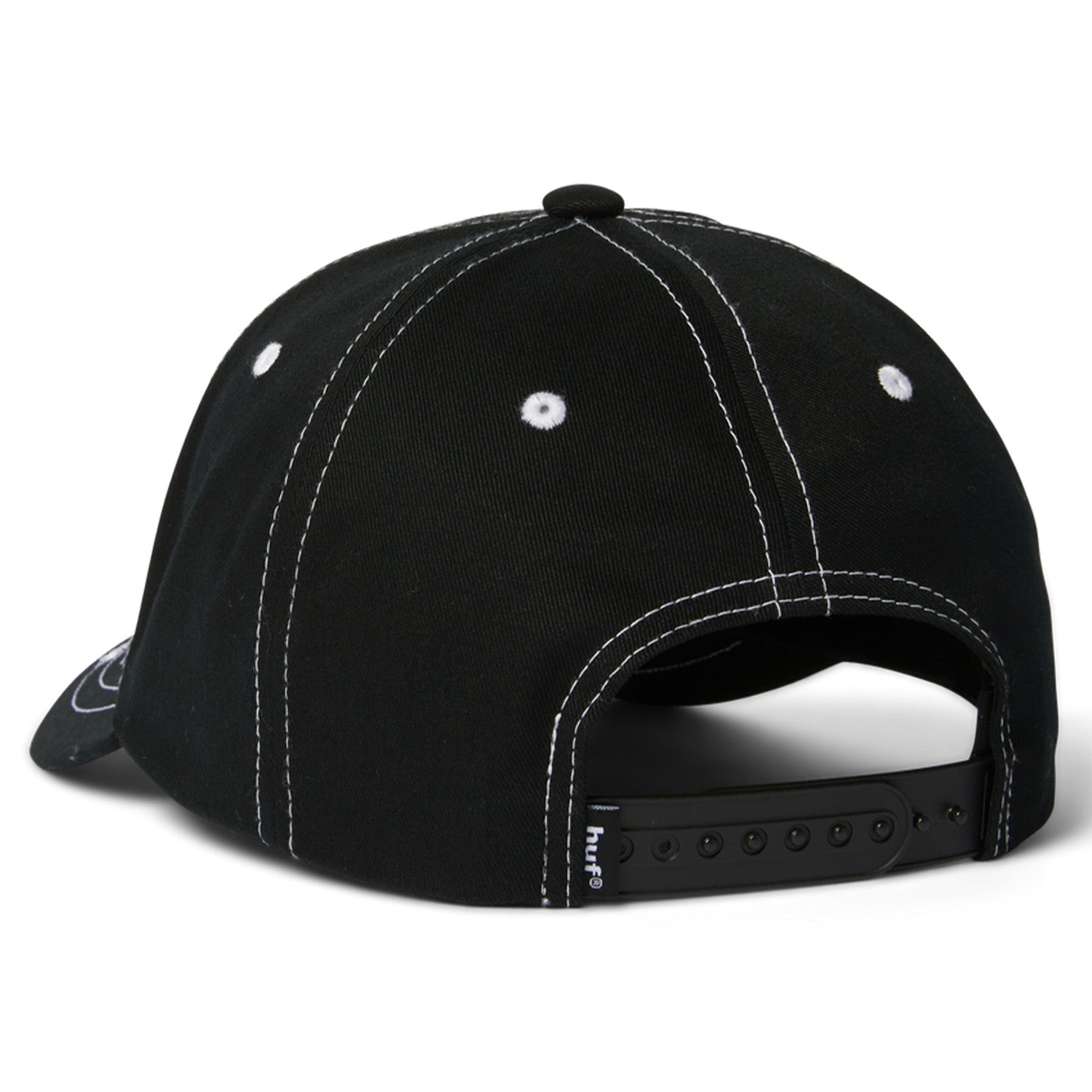Huf Contrast H Star Snapback Hat Black