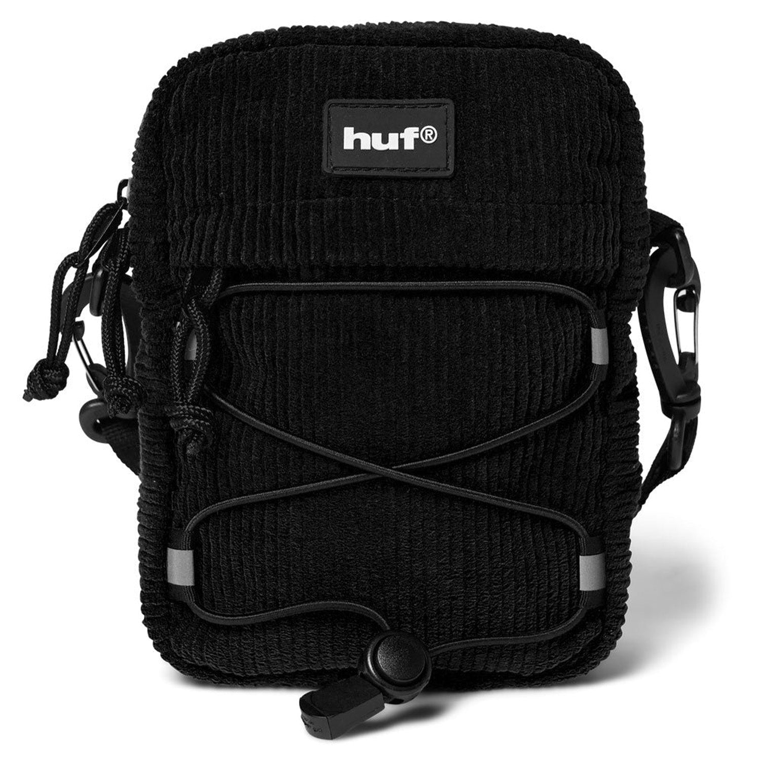 Huf Corduroy Bowery Side Bag Black
