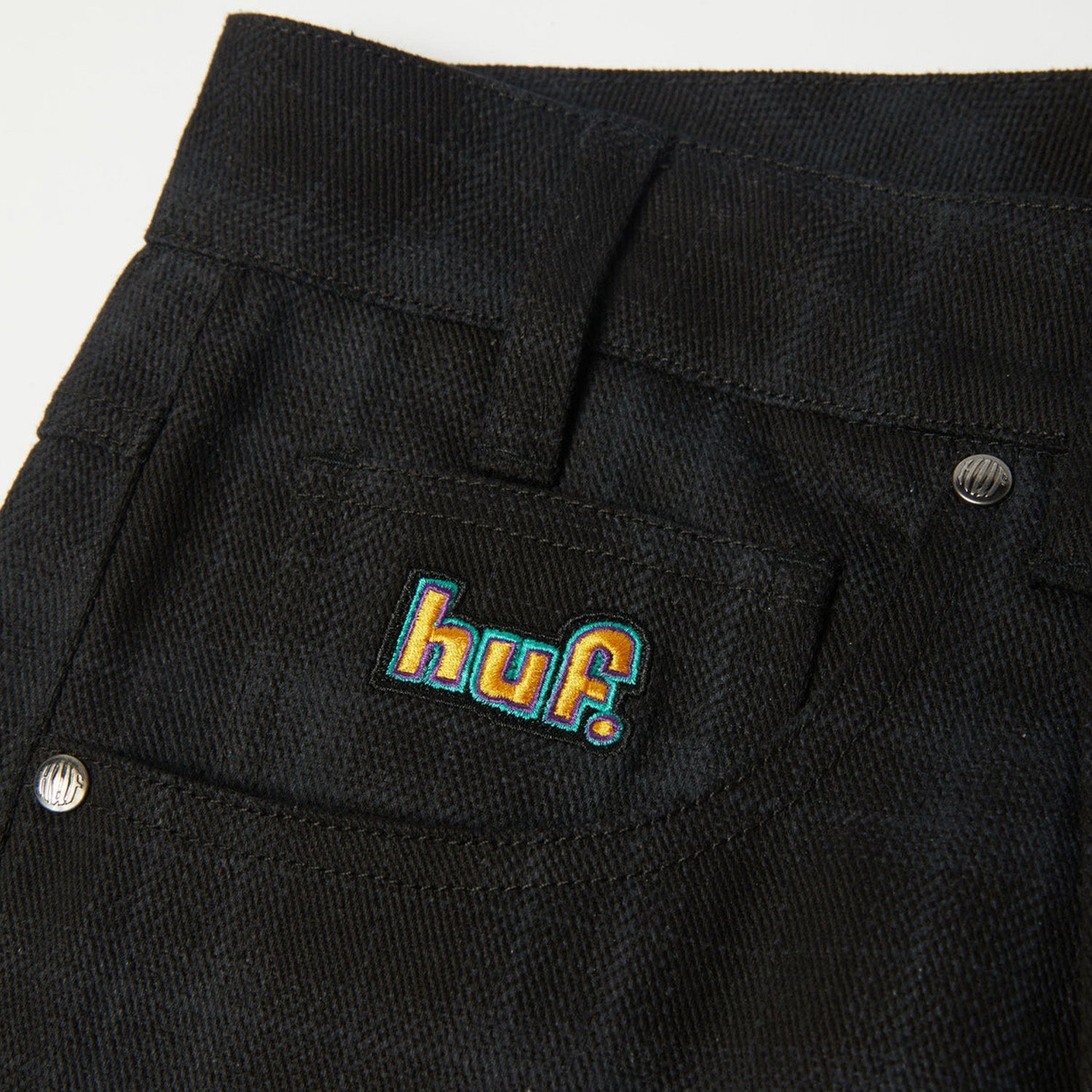 Huf Cromer Plaid Pant Black