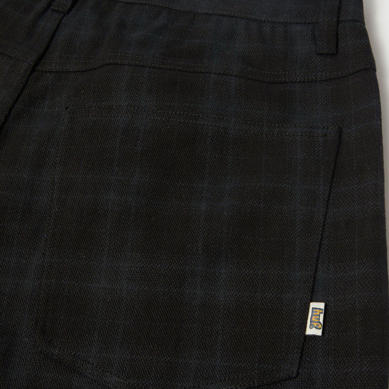Huf Cromer Plaid Pant Black