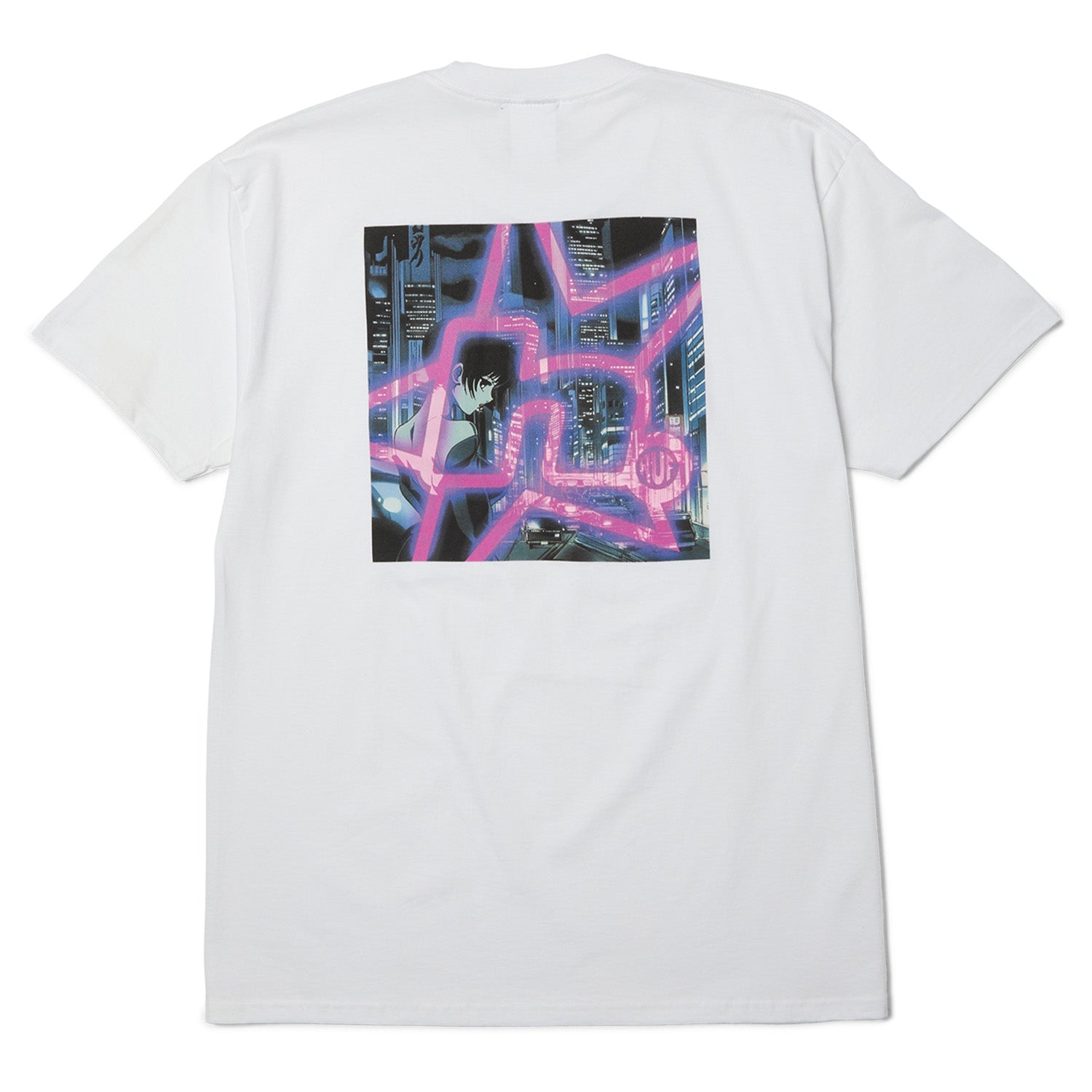 Huf Cyberpunk Tee White