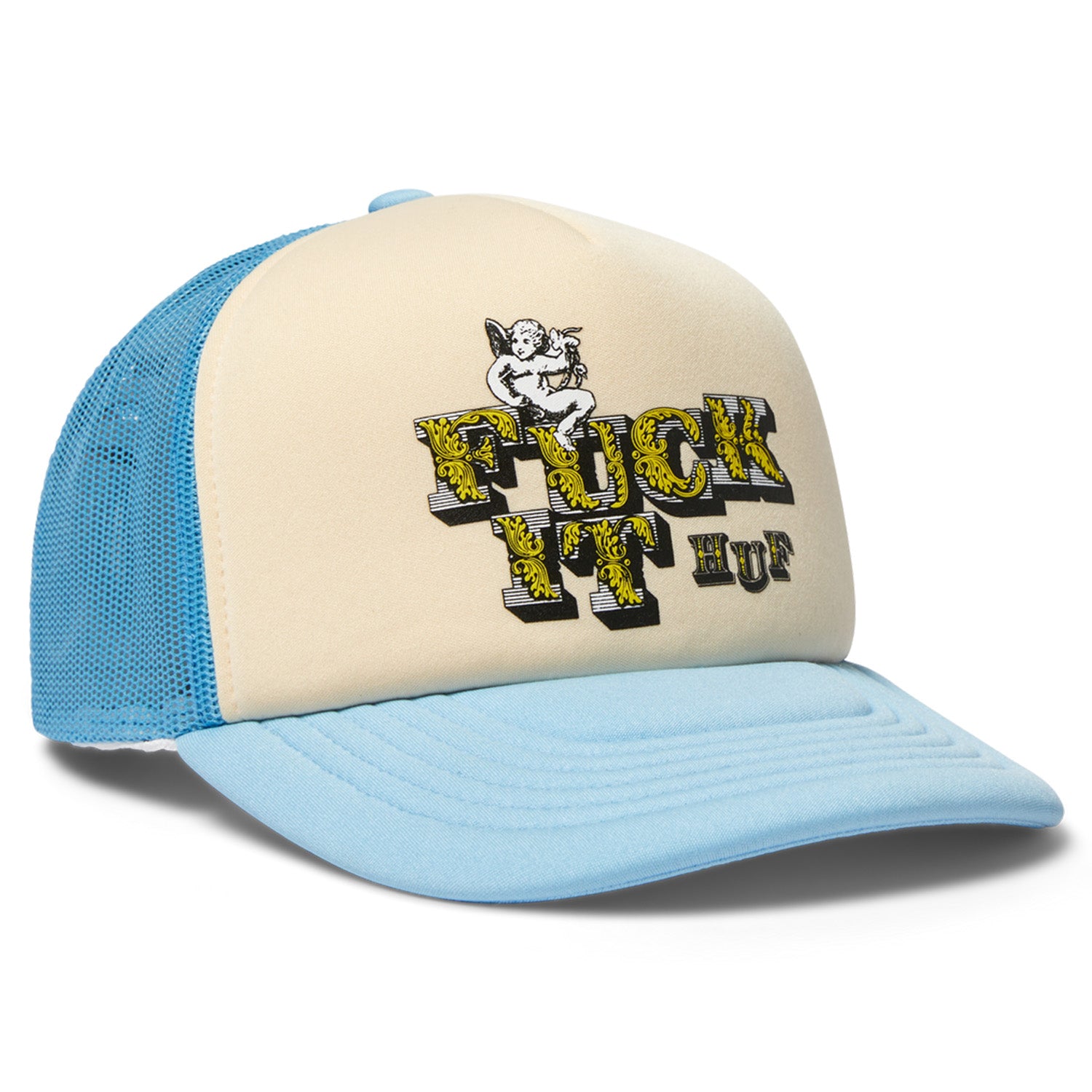 Huf Divine Trucker Hat Light Blue