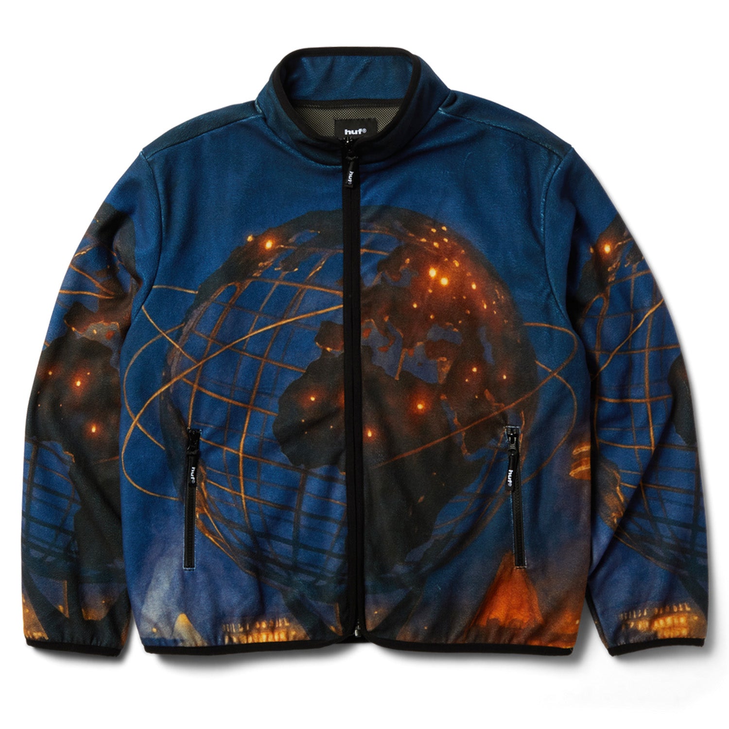 Huf Flushing Polar Fleece Jacket Multi