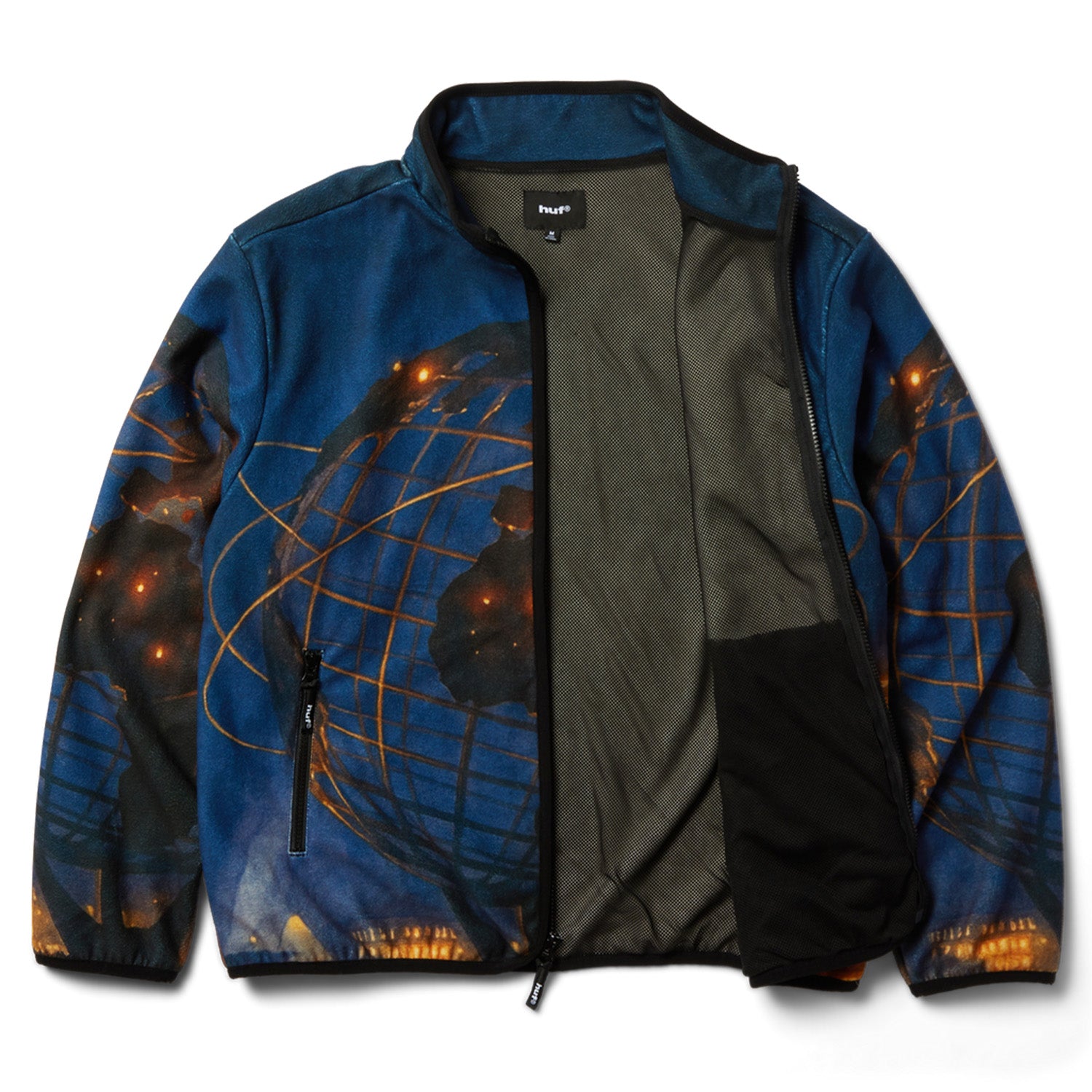 Huf Flushing Polar Fleece Jacket Multi
