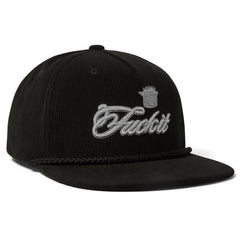 Huf Fuck It Lux Snapback Hat Black - Orchard Skateshop Huf Fuck It Lux Snapback Hat Black - Orchard Skateshop