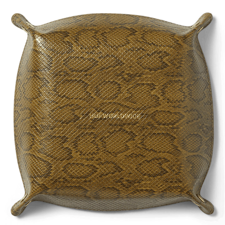 Huf Fuck It Snakeskin Catchall Green