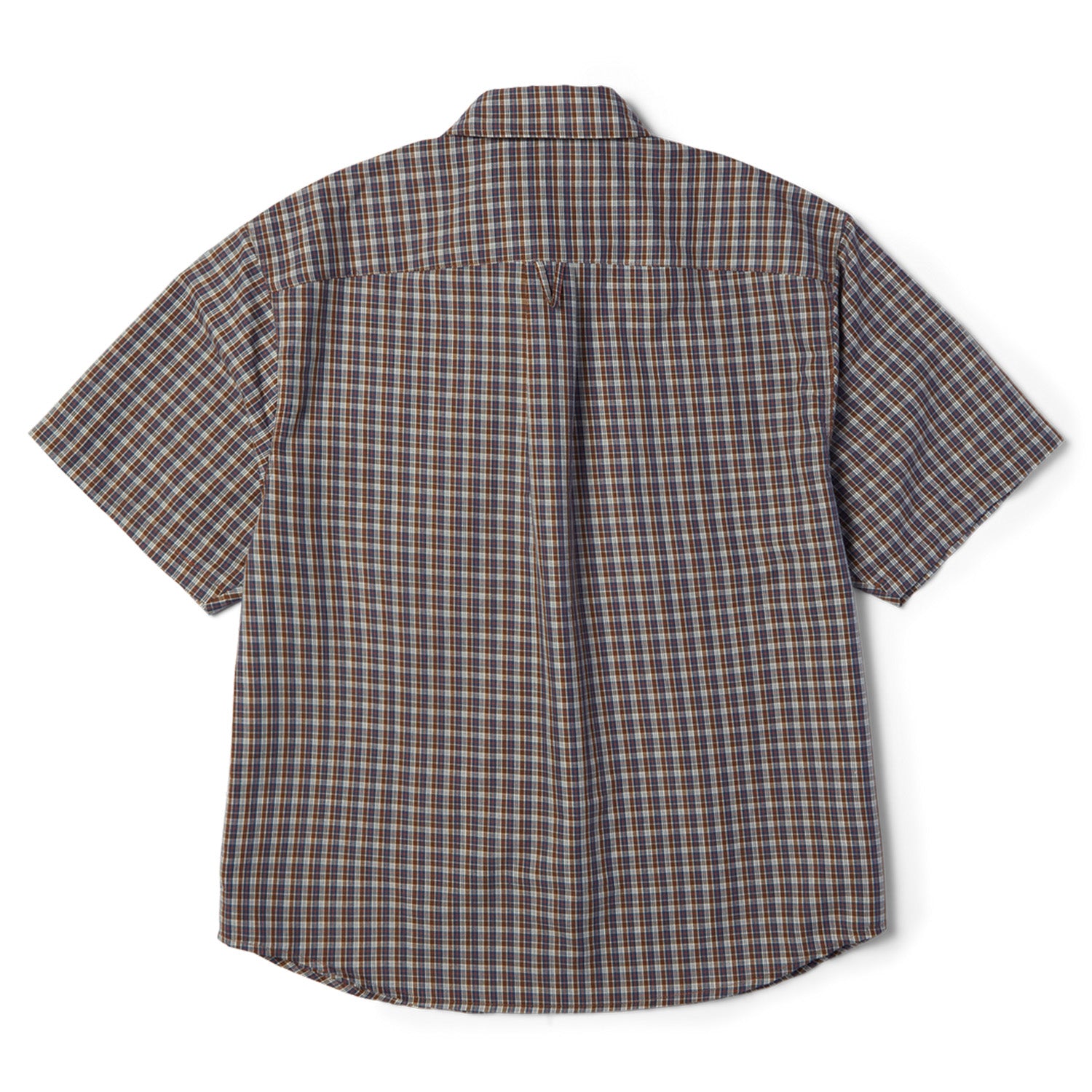 Huf Galaxy Shortsleeve Woven Top Dark Brown