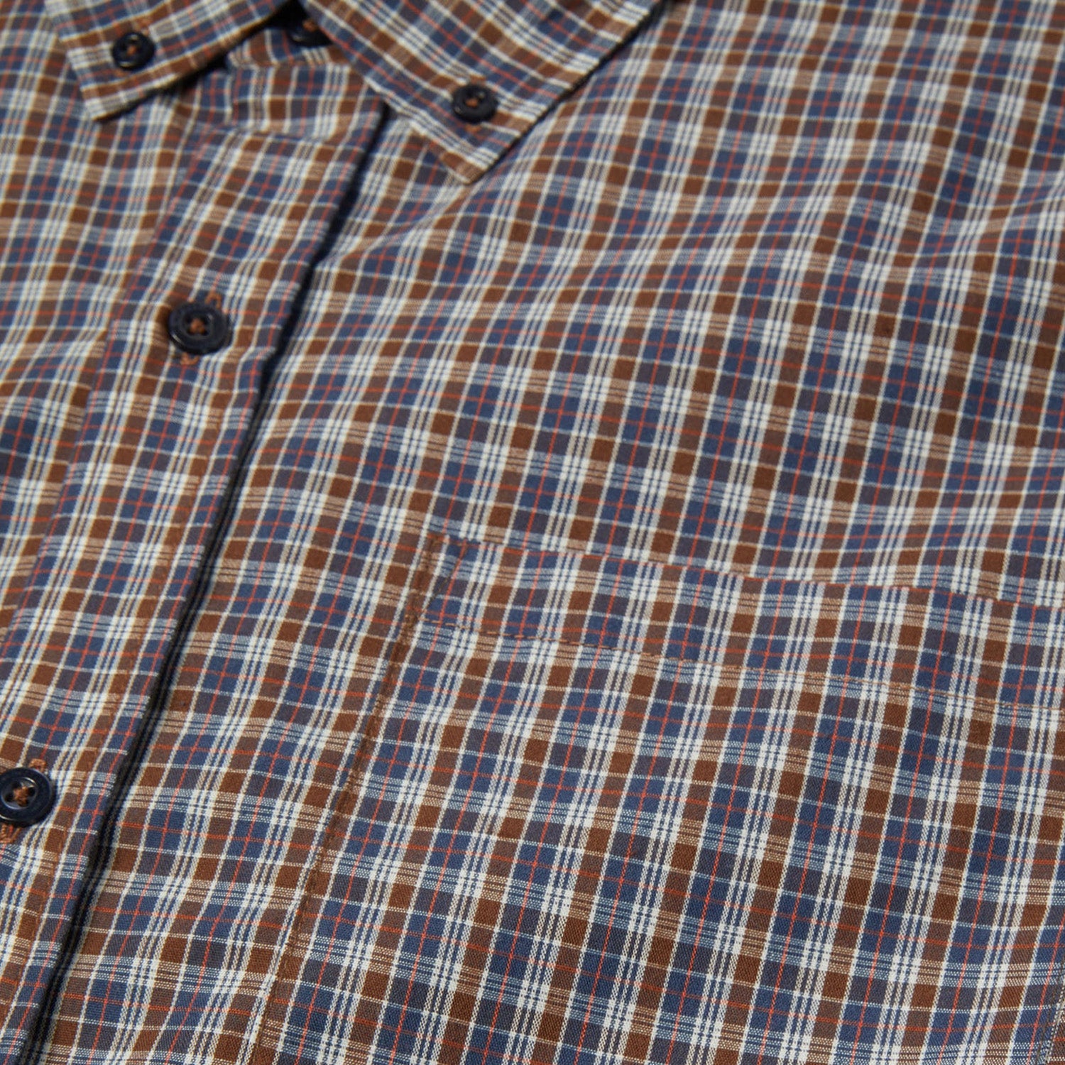 Huf Galaxy Shortsleeve Woven Top Dark Brown