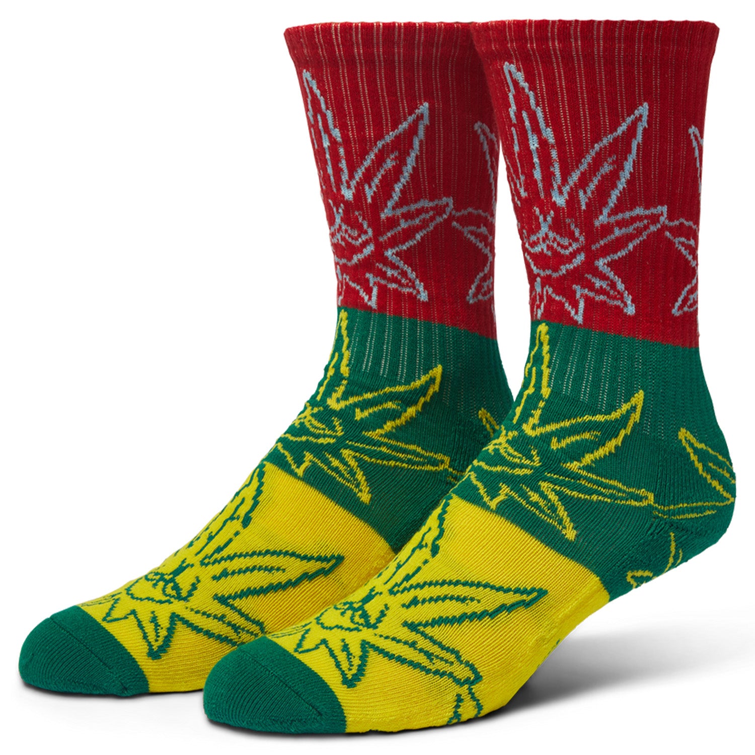 Huf Green Buddy Pop Art Sock Multicolor