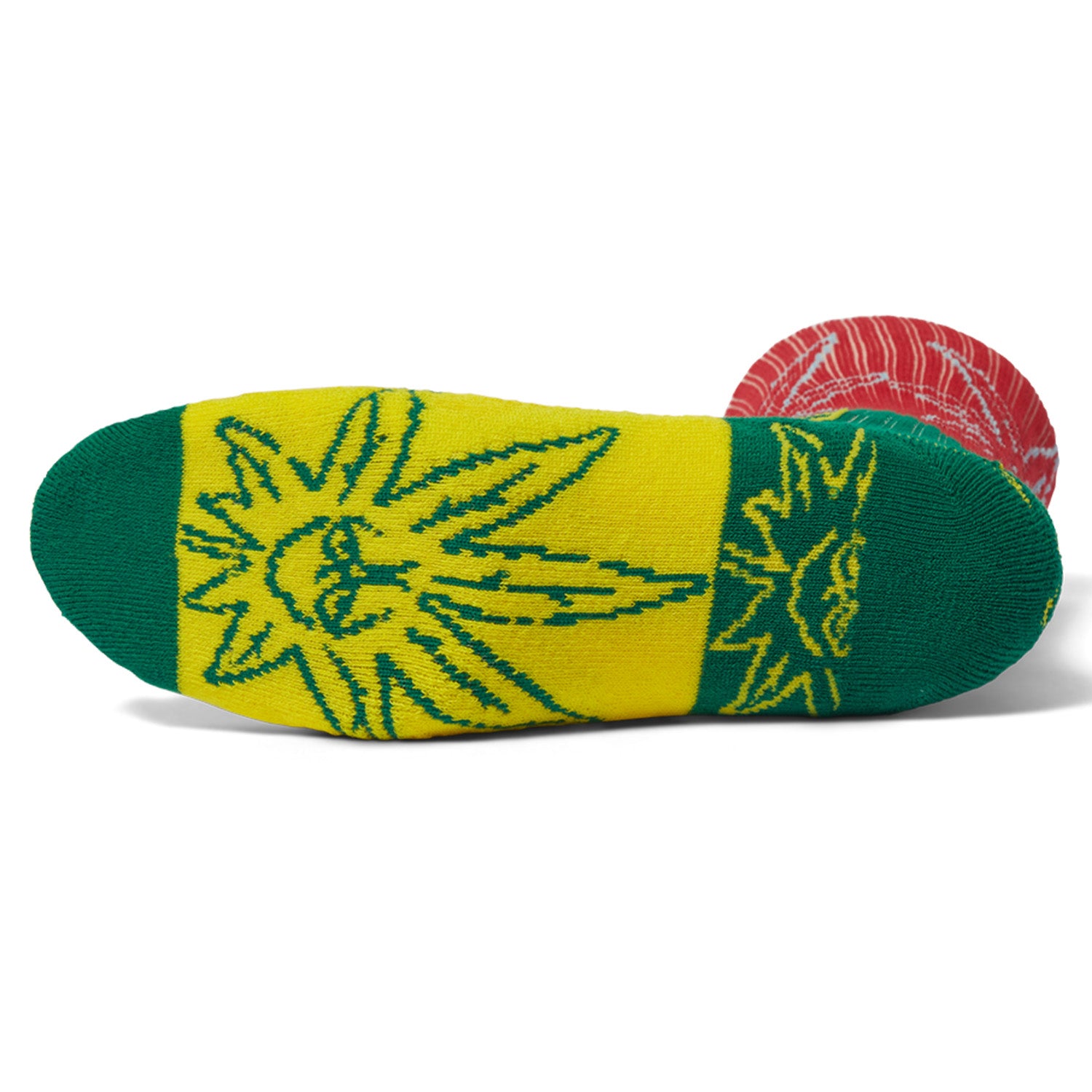 Huf Green Buddy Pop Art Sock Multicolor