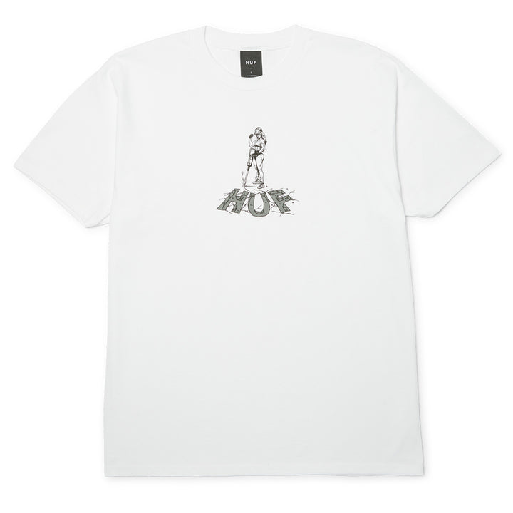 Huf Jacked Tee White