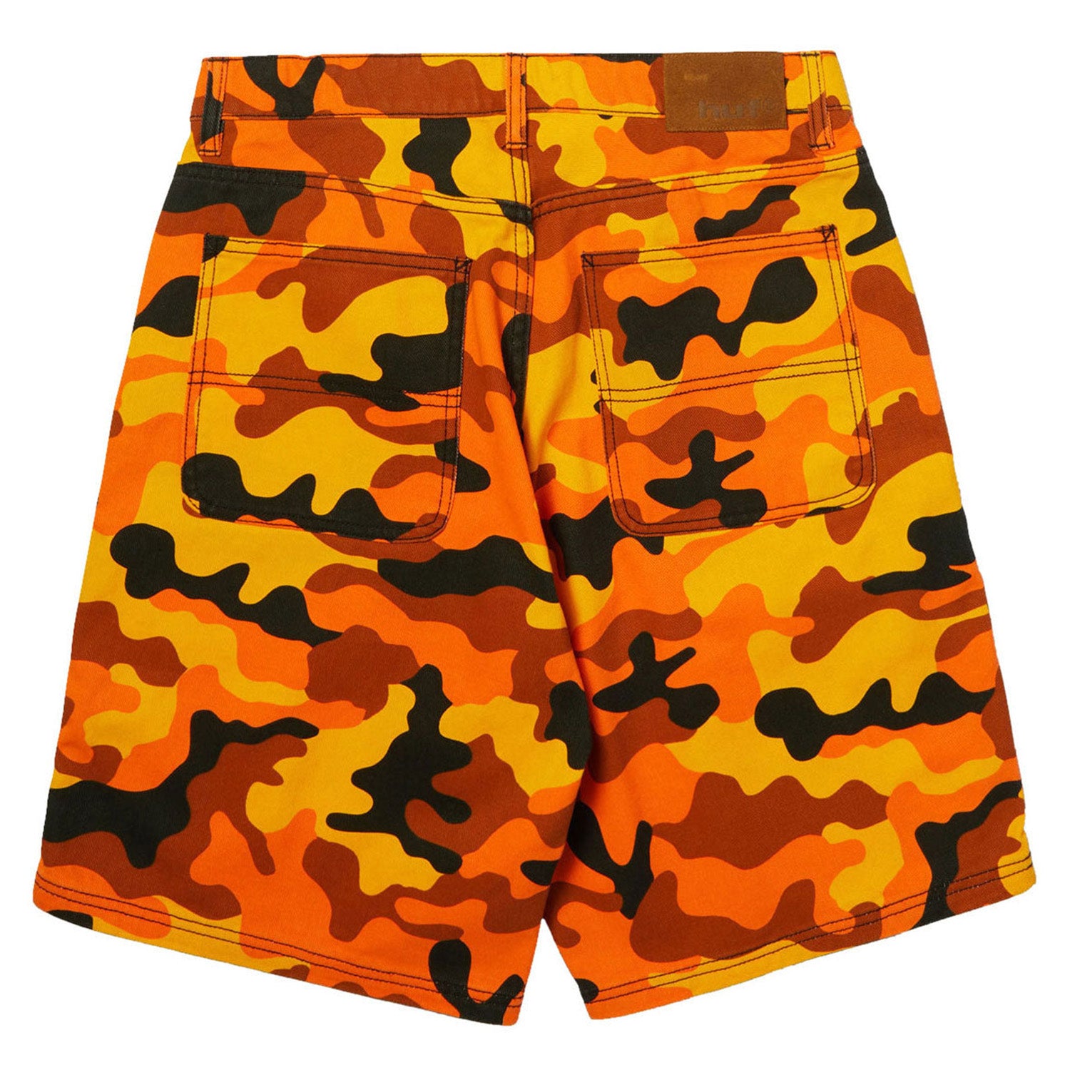 Huf Kinda Loose Double Knee Camo Short Lava