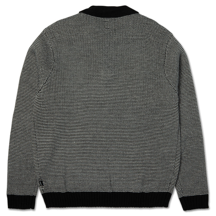 Huf Megablast Two Tone Waffle Sweater Black/White