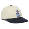Huf Melt 5 Panel Snapback Hat Natural