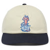 Huf Melt 5 Panel Snapback Hat Natural