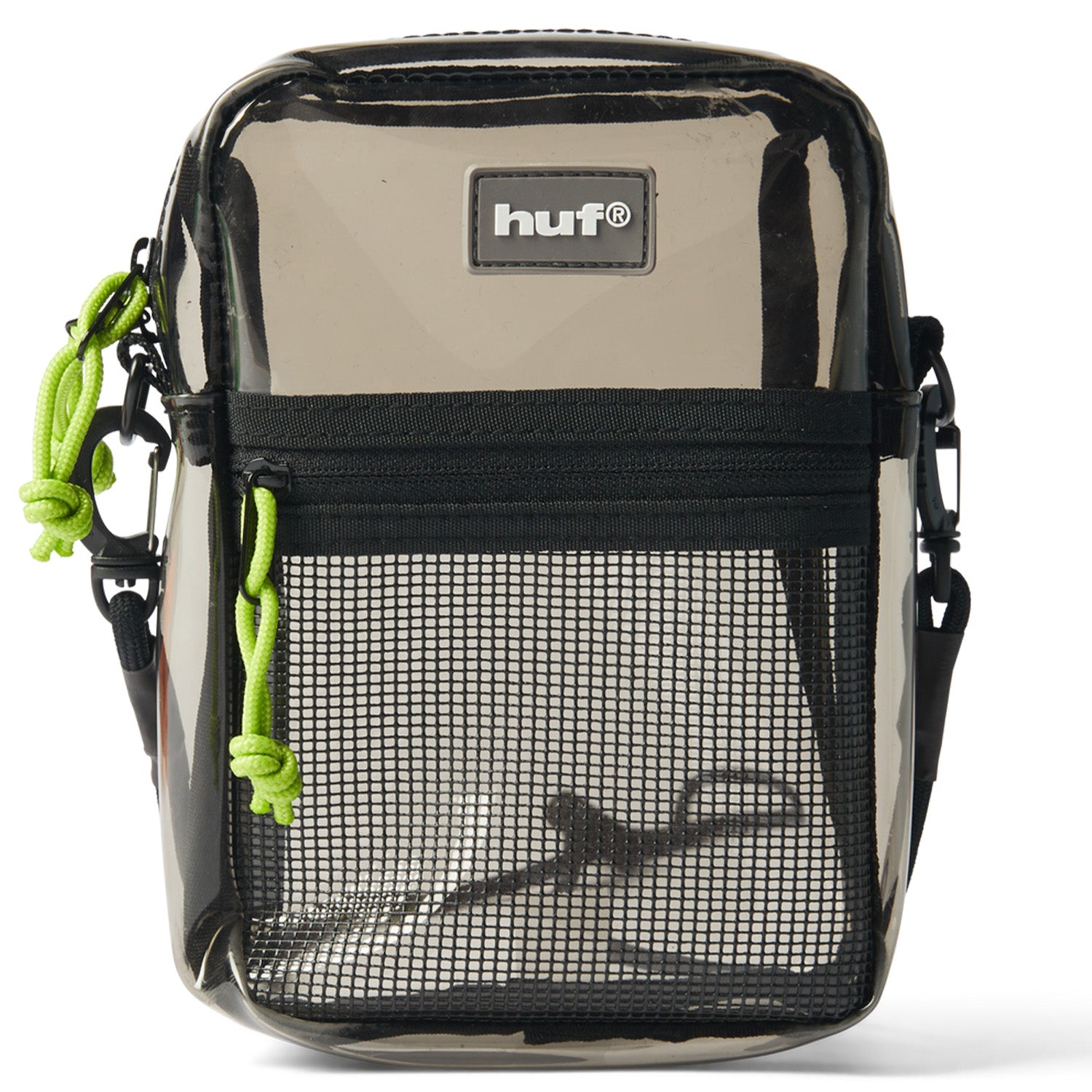 Huf Mercer Transparent Side Bag Smoke Black