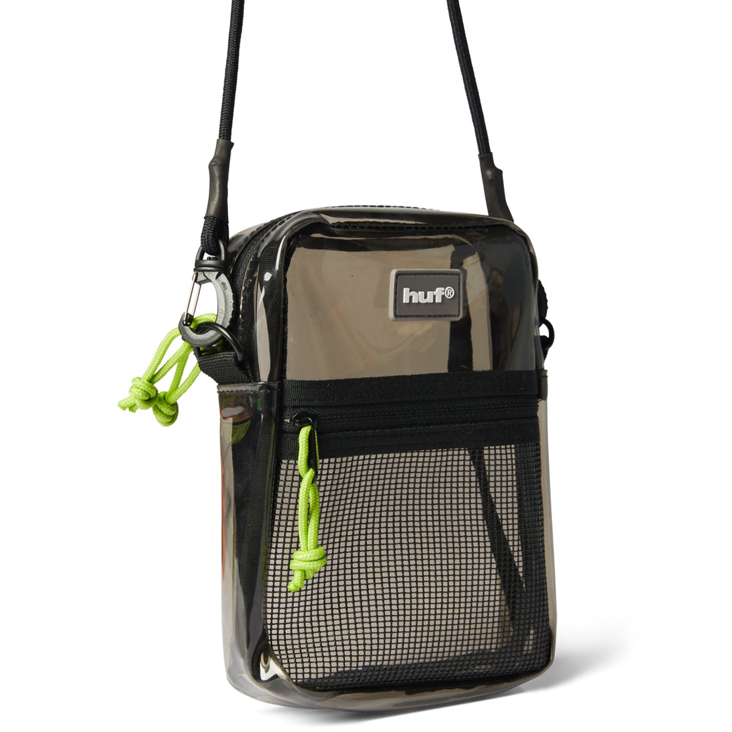 Huf Mercer Transparent Side Bag Smoke Black