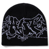 Huf Outlines Skull Beanie Black