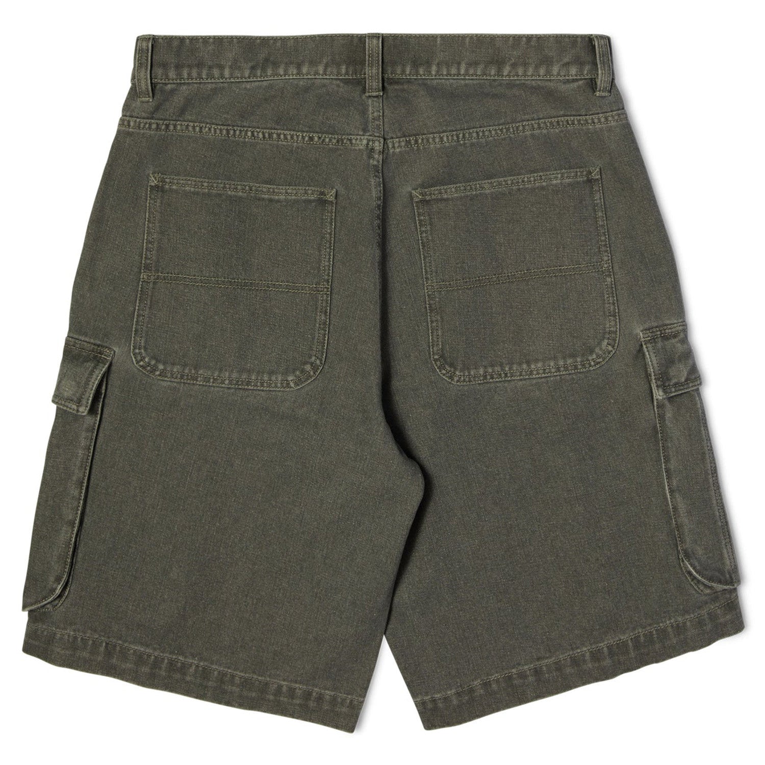 Huf Oval Denim Cargo Short Frost Gray