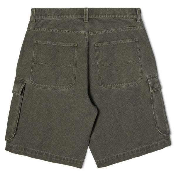 Huf Oval Denim Cargo Short Frost Gray - Orchard Skateshop