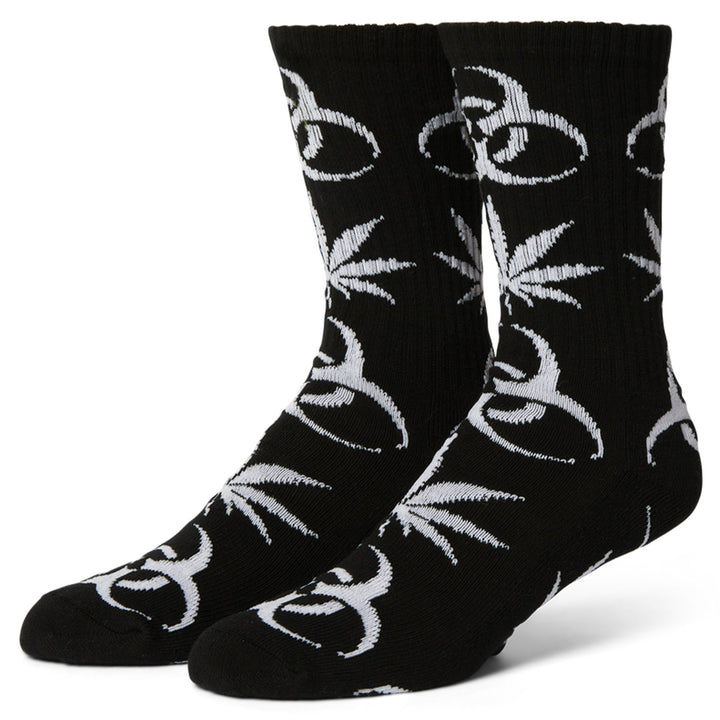 Huf Sector Plantlife Socks Black