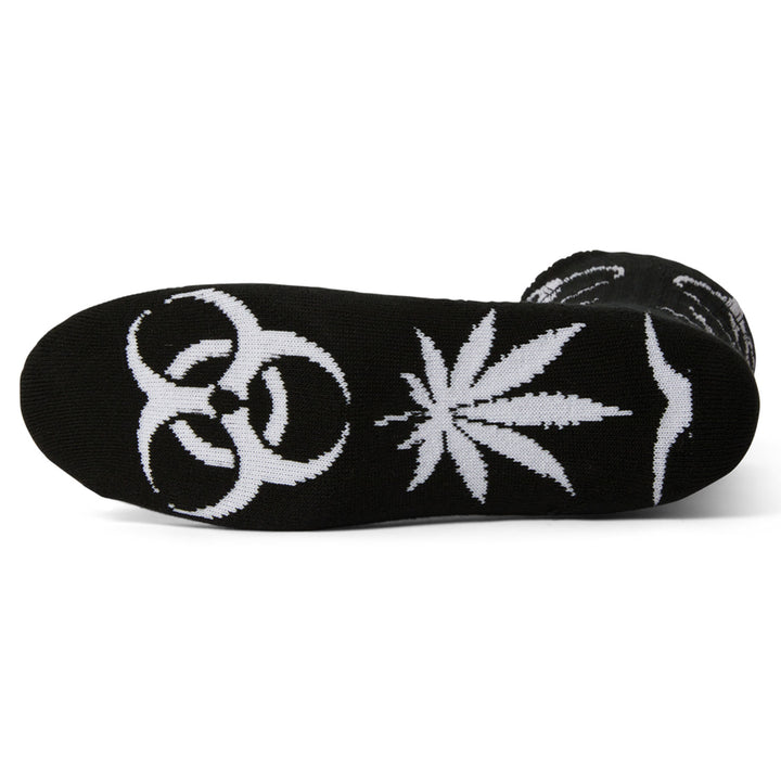 Huf Sector Plantlife Socks Black