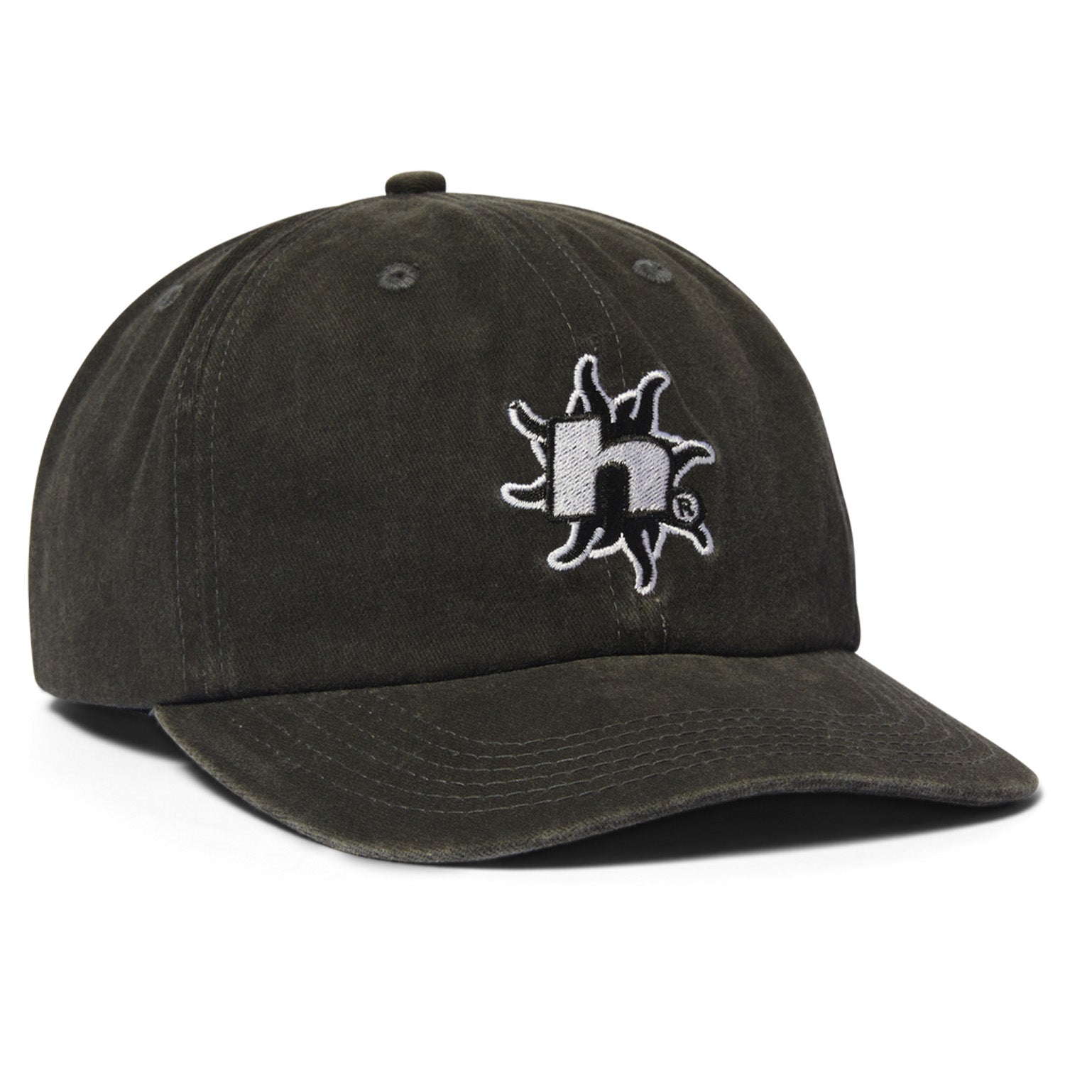 Huf Sol Denim 6 Panel CV Hat Washed Black