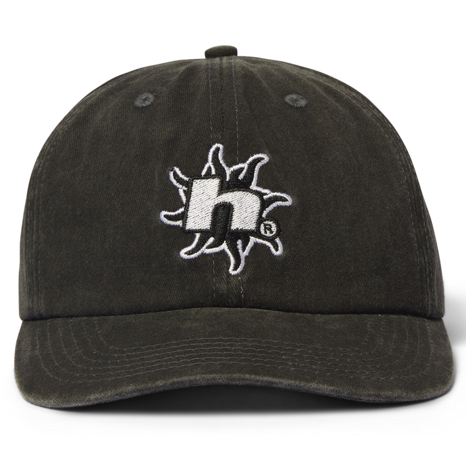 Huf Sol Denim 6 Panel CV Hat Washed Black