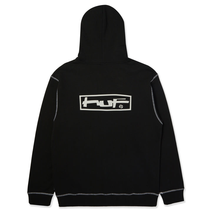Huf Stretch Zip Hoodie Black