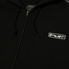 Huf Stretch Zip Hoodie Black