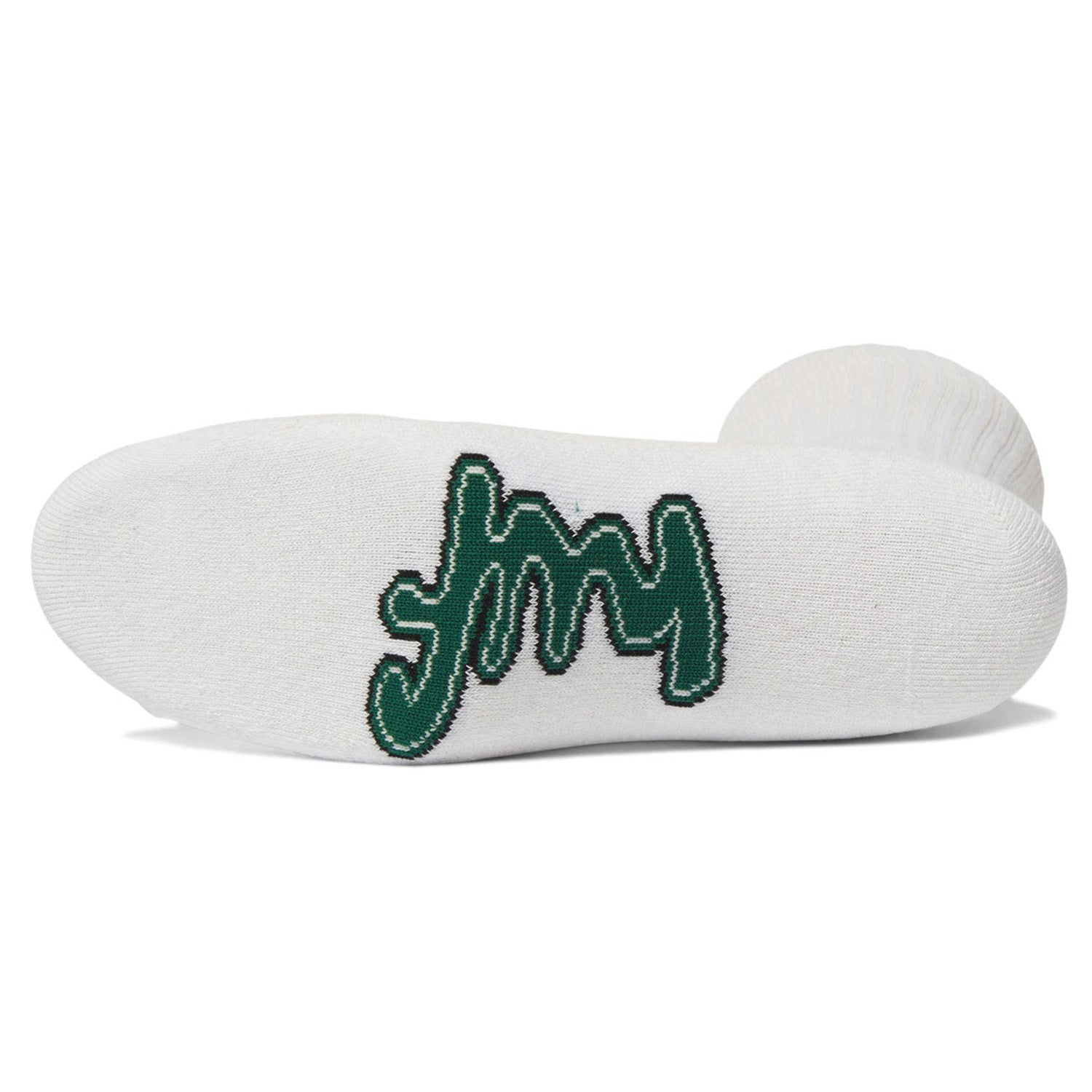 Huf Stuck On You Crew Sock White