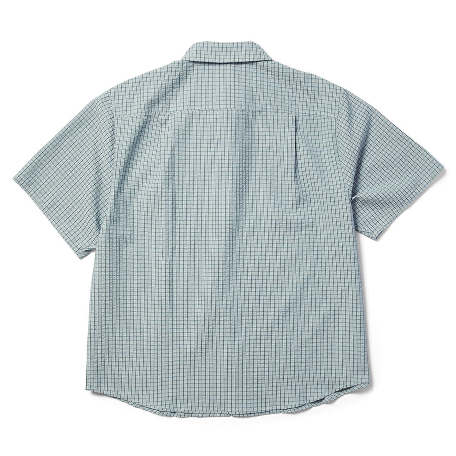 Huf Stuck On You Plaid Shirt Ice Blue