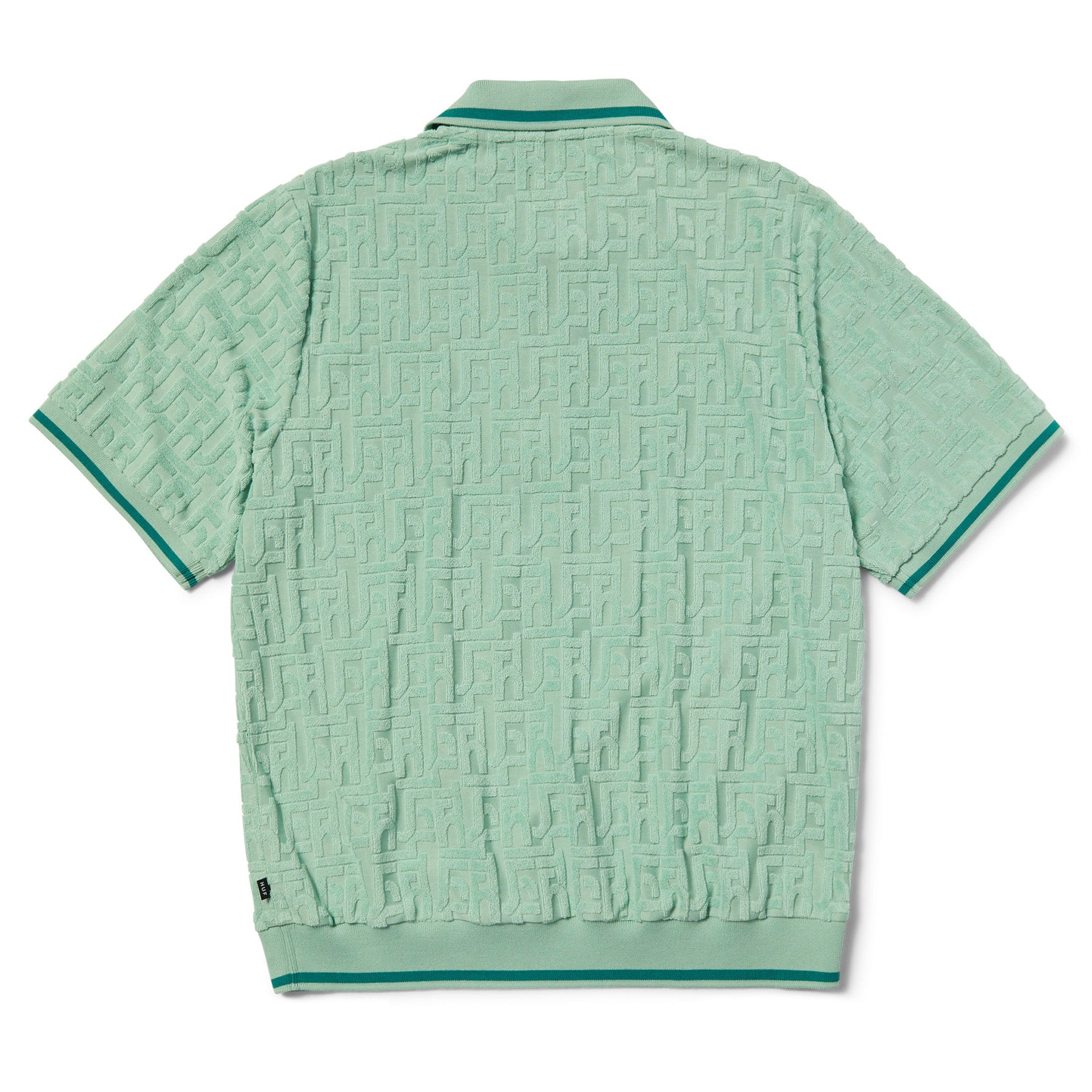Huf Tether Jacquard Terry Top Jade